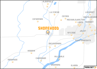 map of Shorewood