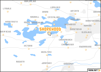 map of Shorewood