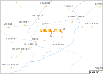 map of Shorguyal