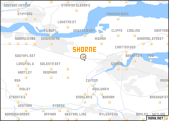 map of Shorne