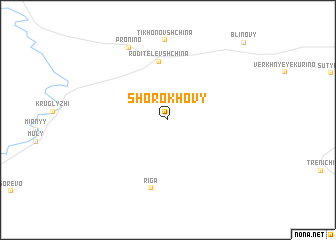 map of Shorokhovy