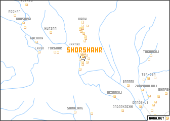 map of Shor Shahr