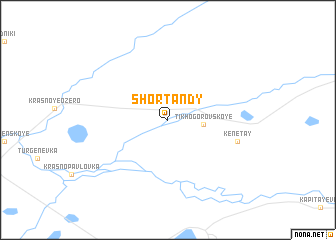 map of Shortandy