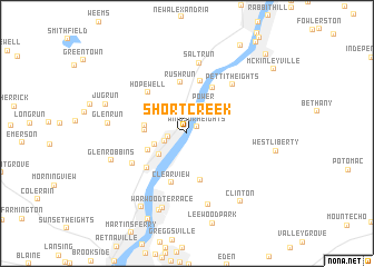 map of Short Creek