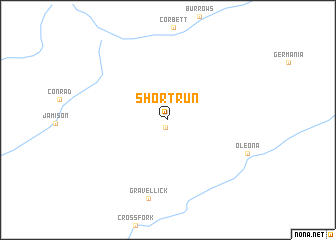 map of Short Run