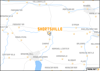 map of Shortsville