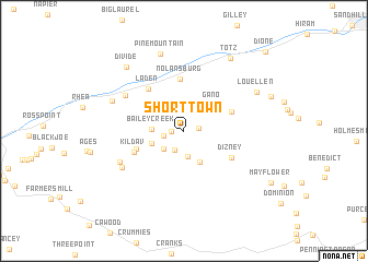 map of Short Town