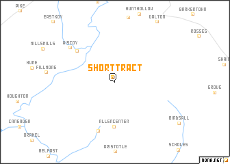 map of Short Tract