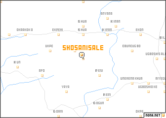 map of Shosan Isale