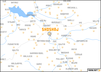 map of Shoshaj