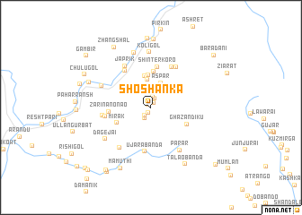 map of Shoshānka