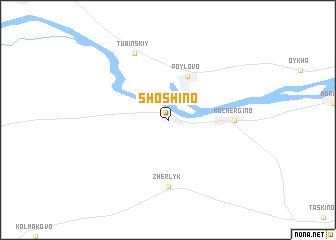 map of Shoshino