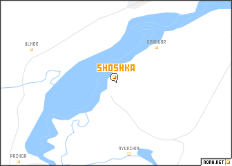map of Shoshka