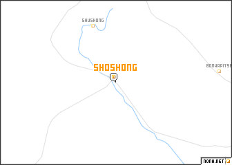 map of Shoshong