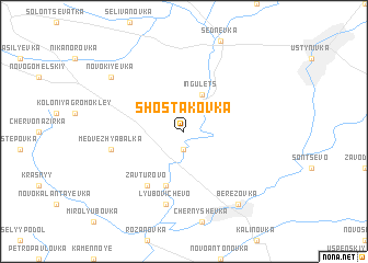 map of Shostakovka