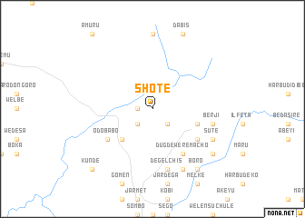 map of Shotʼē