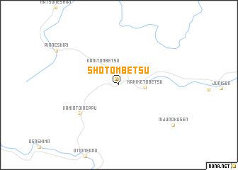 map of Shō-tombetsu