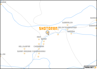 map of Shotorān