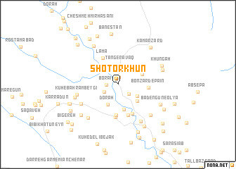 map of Shotor Khūn