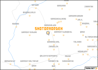 map of Shotor Mordeh