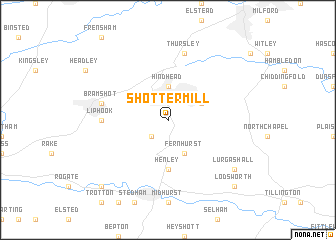 map of Shottermill