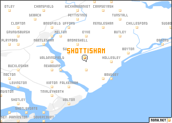 map of Shottisham