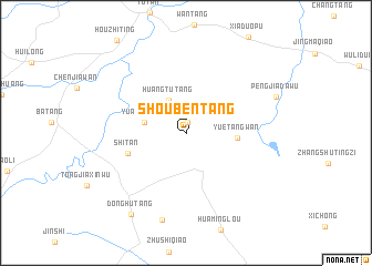 map of Shoubentang