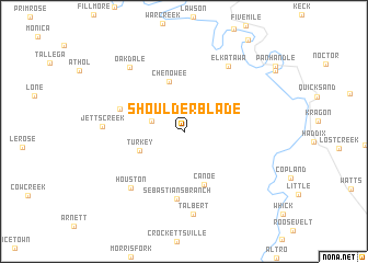 map of Shoulderblade