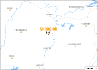 map of Shouqiao