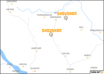 map of Shoushan