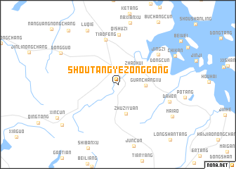 map of Shoutangyezonggong