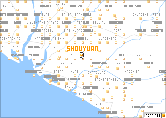 map of Shou-yüan