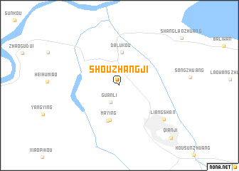 map of Shouzhangji