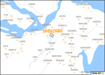 map of Shouzhan