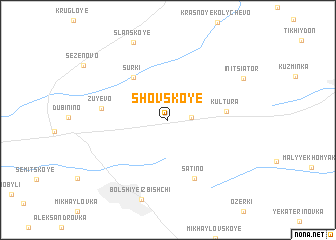 map of Shovskoye