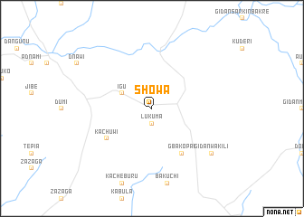 map of Showa