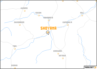 map of Shōyama