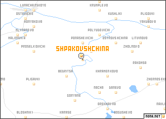 map of Shpakovshchina