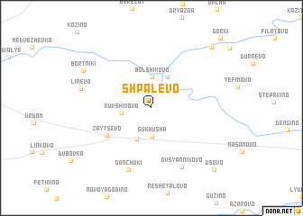 map of Shpalëvo