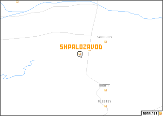 map of Shpalozavod