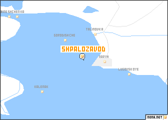 map of Shpalozavod