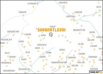 map of Shpāna Tlerai