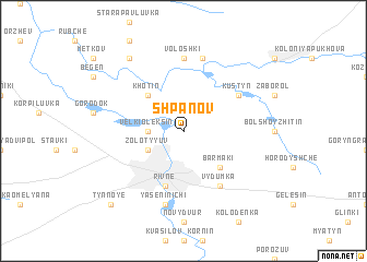 map of Shpanov