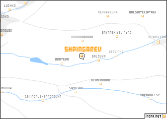map of Shpingarëv