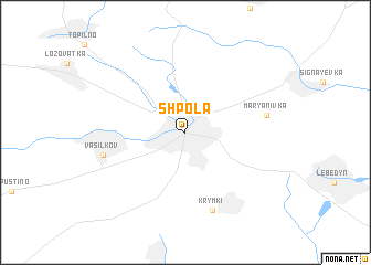 map of Shpola