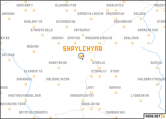 map of Shpylʼchyna