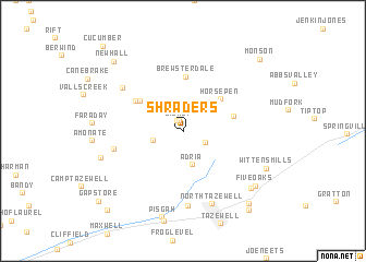 map of Shraders