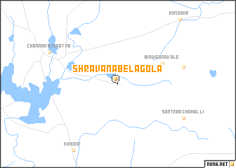 map of Shravanabelagola