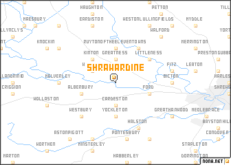 map of Shrawardine