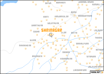 map of Shrīnagar